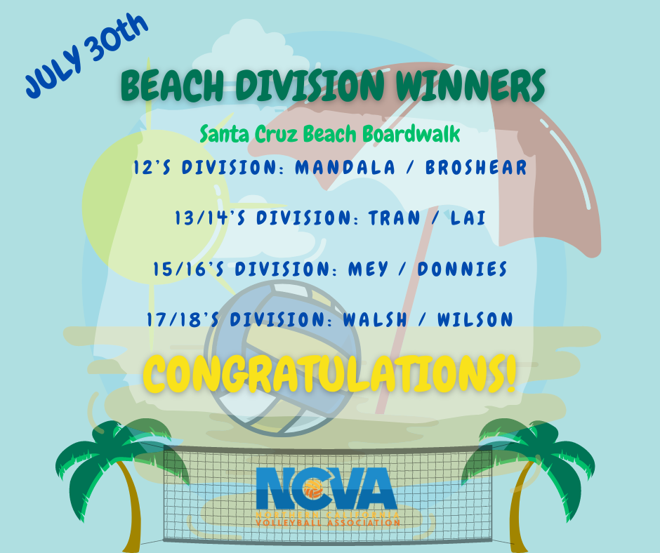 Beach Tournaments NCVA