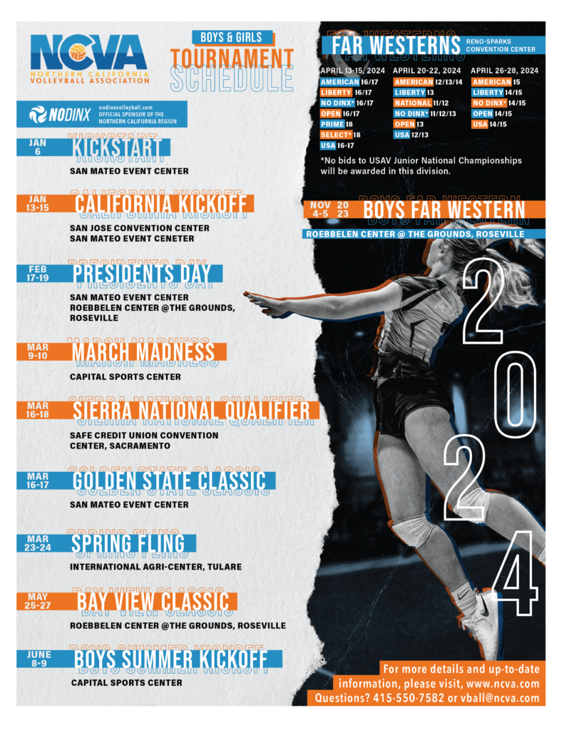 2024 National Junior Tournament Schedule Bert Marina